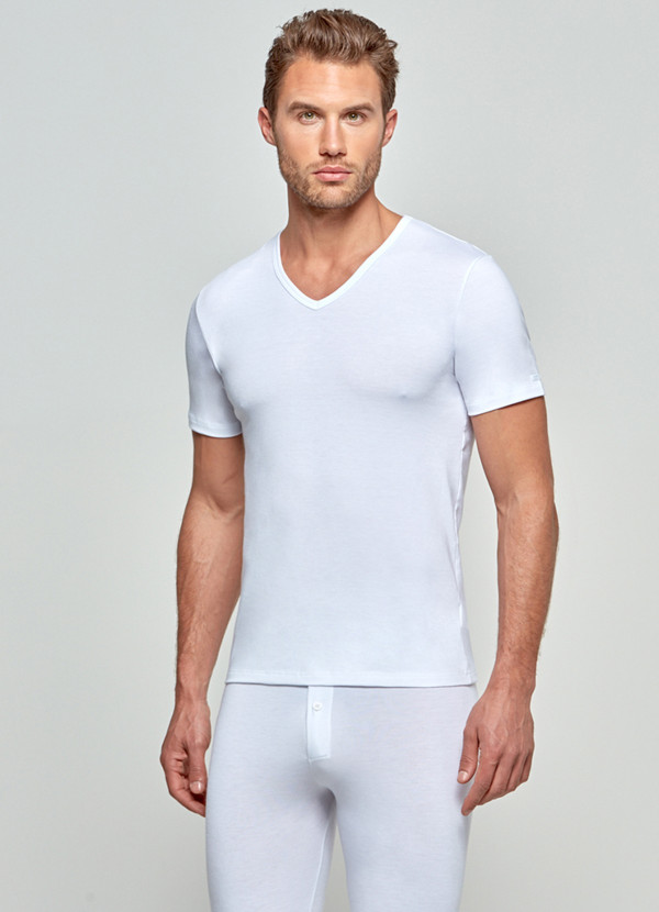 t-shirt thermo blanc homme