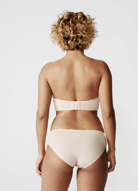 Soutien-gorge bandeau beige doré - Essentiall