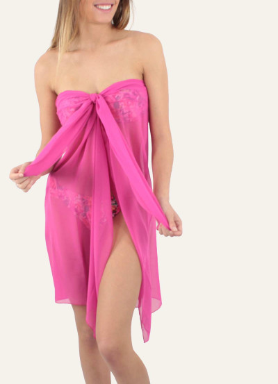 paréo long fuchsia 2