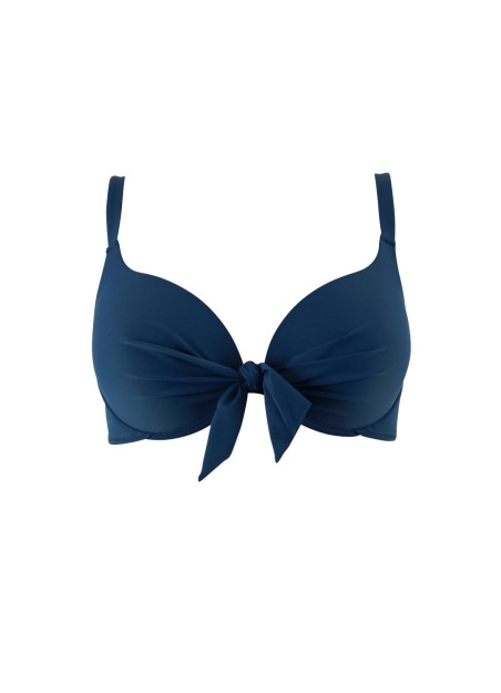 haut de maillot de bain bleu
