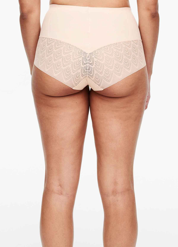 culotte taille haute en dentelle