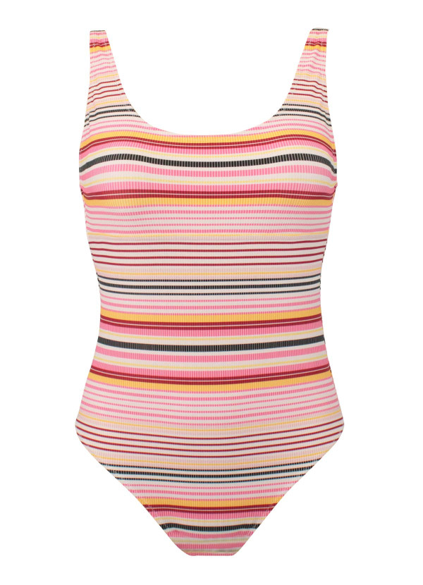 maillot de bain à rayures