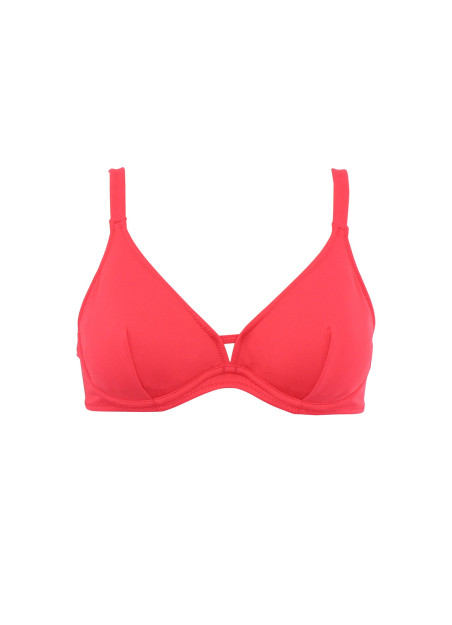haut maillot triangle texturé