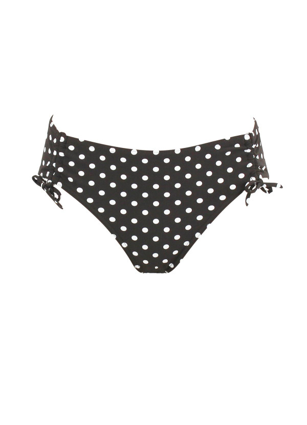 Bas de bain boxer réglable à pois