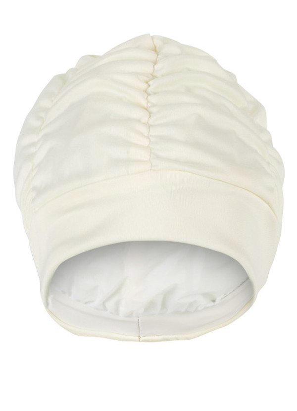 Bonnet de bain drapé - Beige