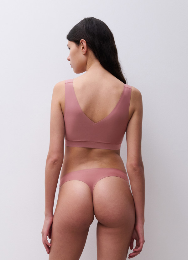 Brassière à coques rose des bois - Soft Stretch