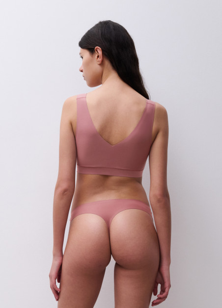 Brassière à coques rose des bois - Soft Stretch