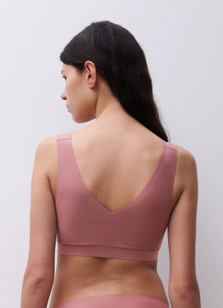 Brassière à coques rose des bois - Soft Stretch