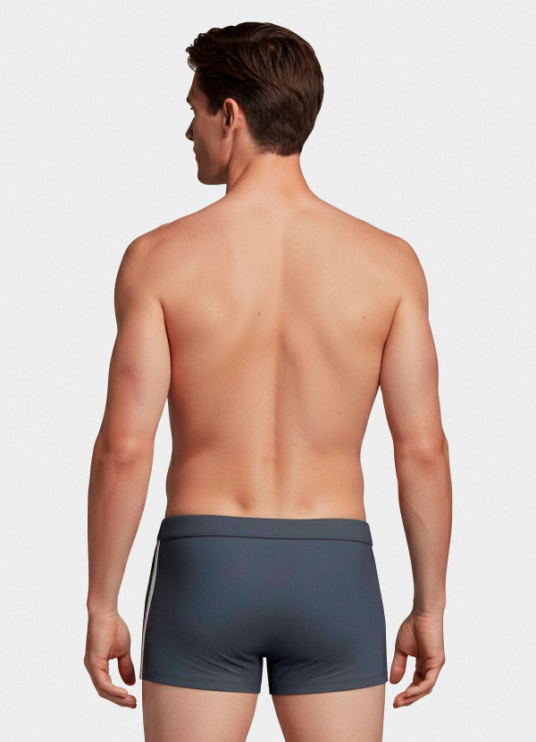 Boxer de bain gris homme