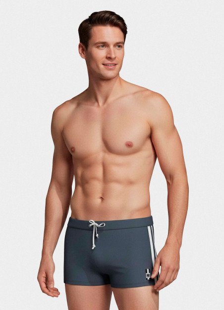 Boxer de bain gris homme