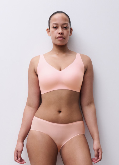 Soutien-gorge sans armature plongeant fluor pink