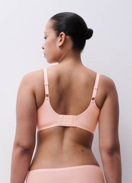 Soutien-gorge sans armature plongeant fluor pink