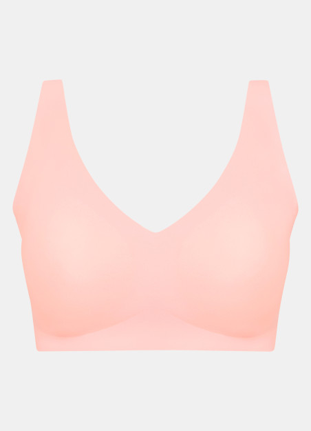 Soutien-gorge sans armature plongeant fluor pink - Softstretch