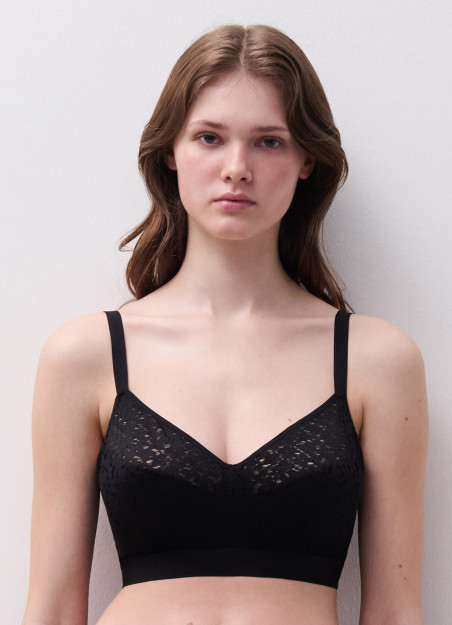 Soutien-gorge sans armatures noir