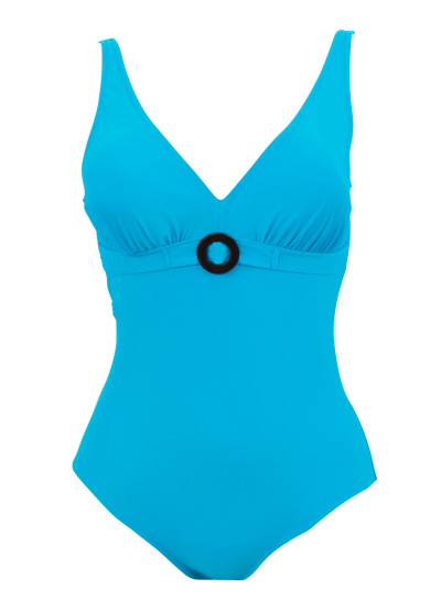 1 Piece coupe sous poitrine turquoise - Dune 2