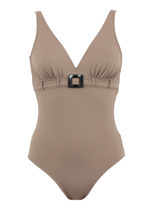1 pièce coupé sous poitrine beige - Atlan