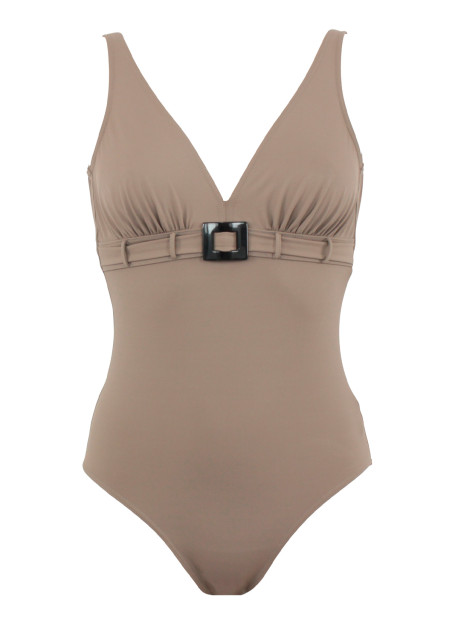 1 pièce coupé sous poitrine beige - Atlan