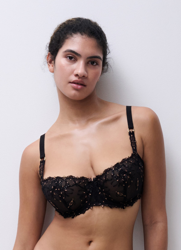 Soutien-gorge corbeille carbon - Champs Elysées