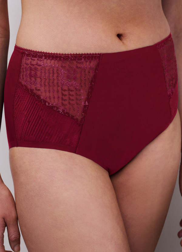 Culotte haute maintien framboise - Intrigue
