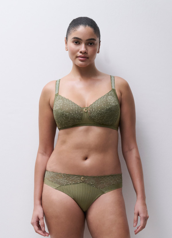 Soutien-gorge sans armatures kaki - Sublime