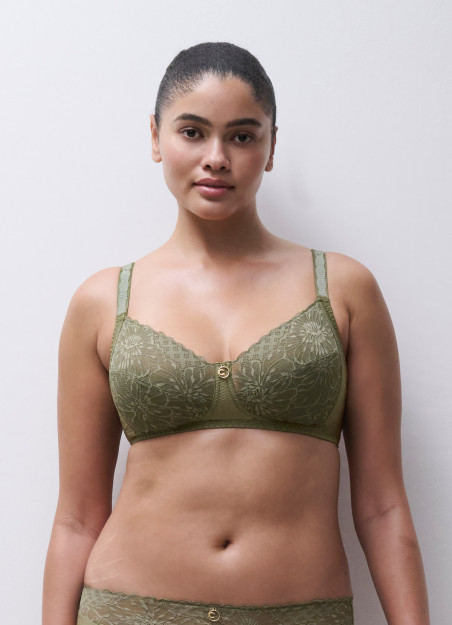 Soutien-gorge sans armatures kaki - Sublime