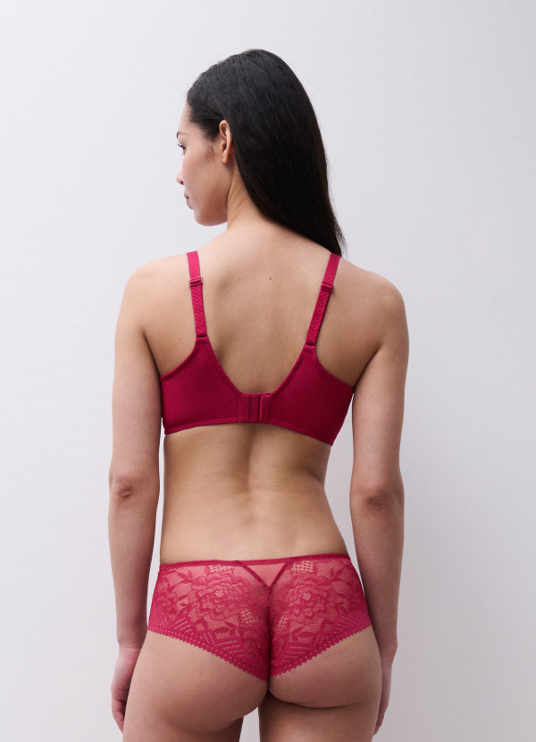 Soutien-gorge coques cerise