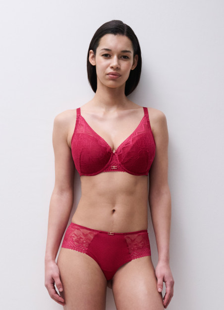 Soutien-gorge coques cerise