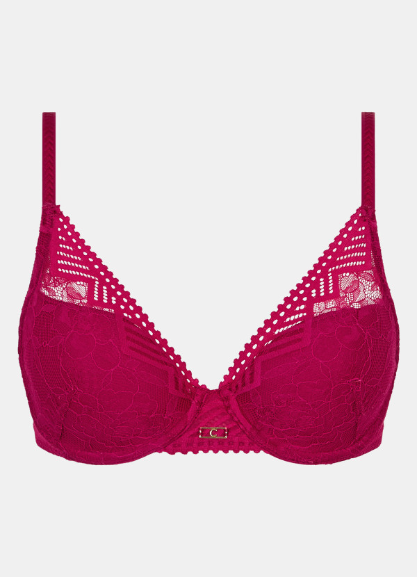 Soutien-gorge coques cerise
