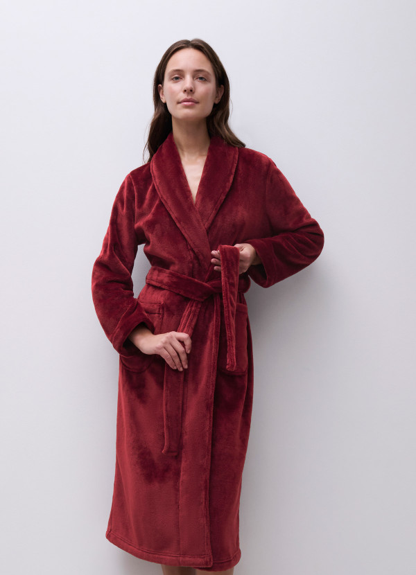 Peignoir marron -  Teddy