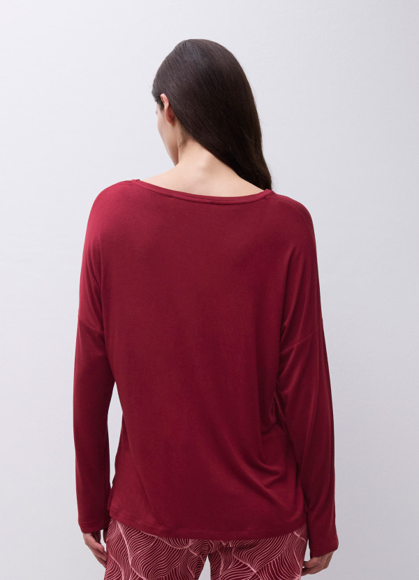 T-shirt manches longues marron - Yara