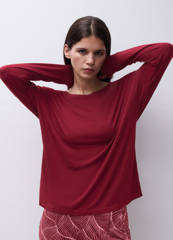 T-shirt manches longues marron - Yara