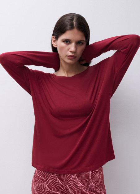 T-shirt manches longues marron - Yara