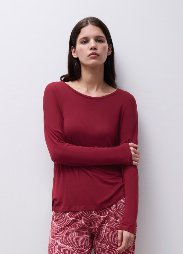 T-shirt manches longues marron - Yara