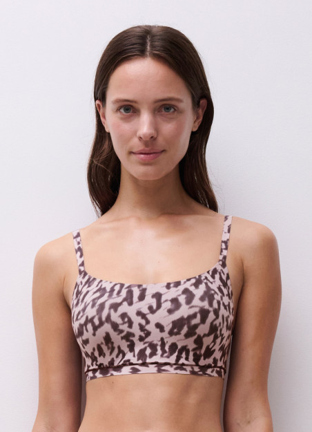 Brassière réglable panthère- Soft Stretch