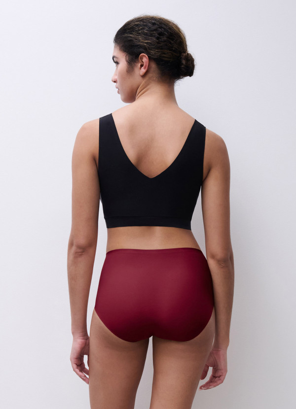 Soft Stretch - Culotte haute framboise