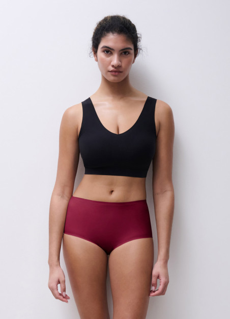 Soft Stretch - Culotte haute framboise