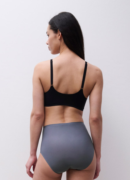 Culotte haute gris - Soft Stretch