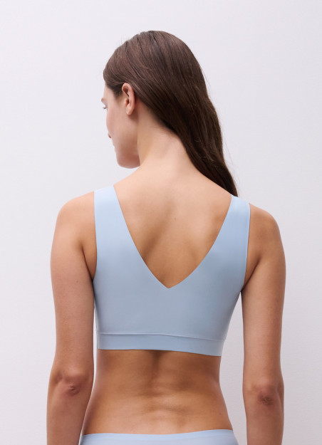 brassiere sans armatures bleu
