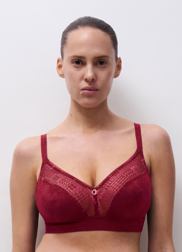 Soutien-gorge sans armatures framboise - Intrigue