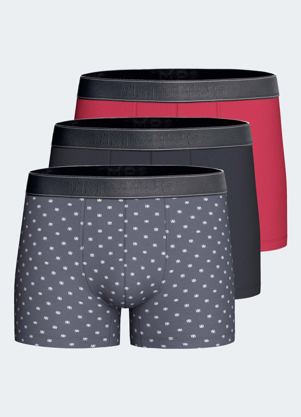 pack 3 boxers coton homme