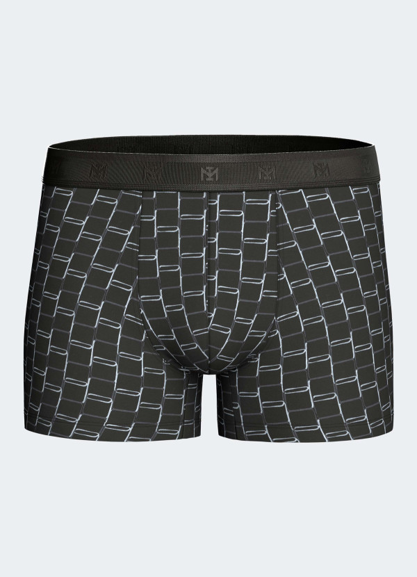 Boxer imprimé en Coton