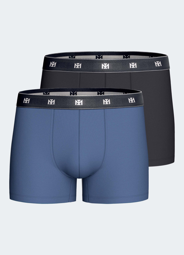 Pack de 2 Boxers en lyocell