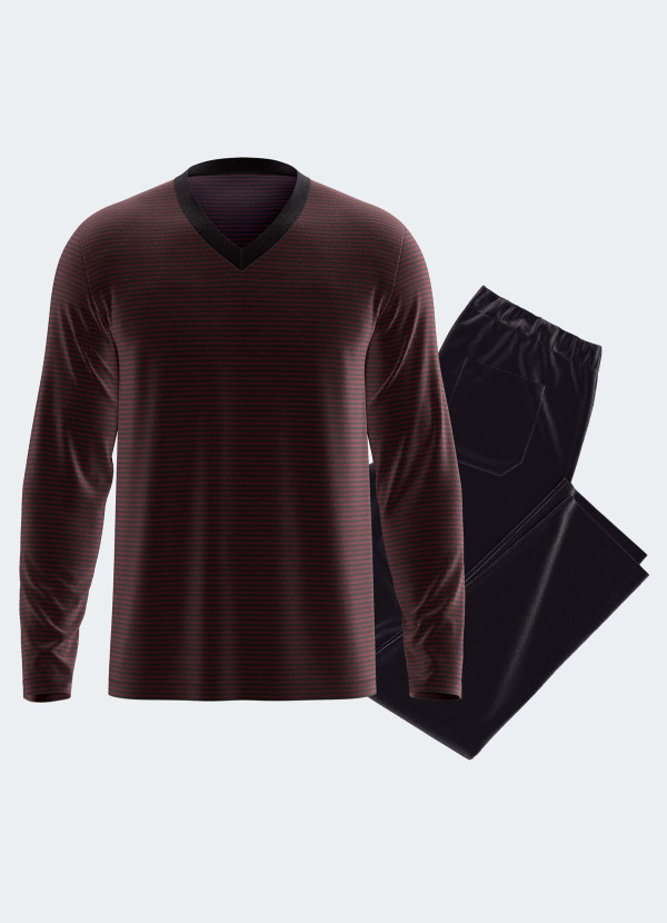 Pyjama en coton velours