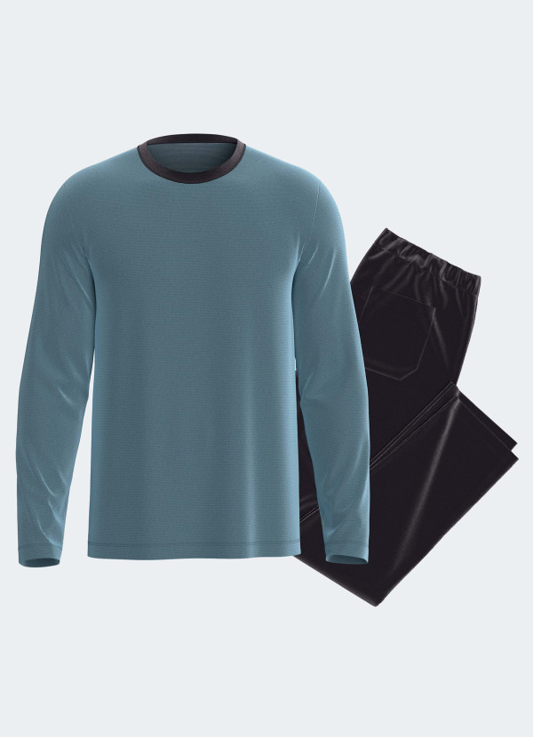 Pyjama en coton velours