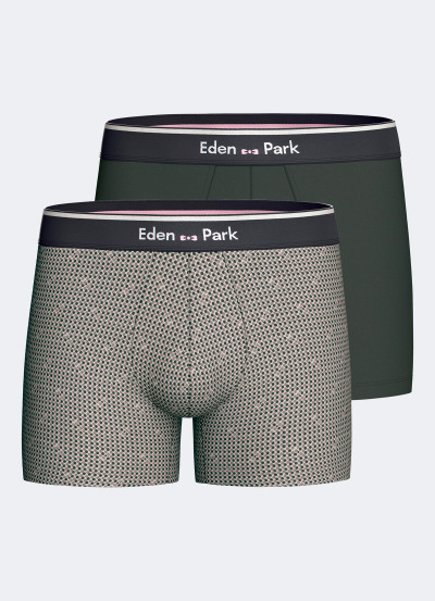 Pack de 2 Boxers en coton