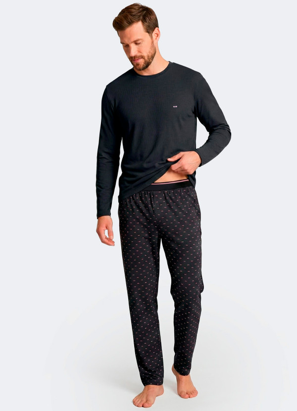 Pyjama long en coton