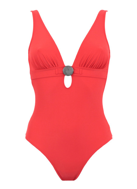 1 pièce coupé sous poitrine rouge